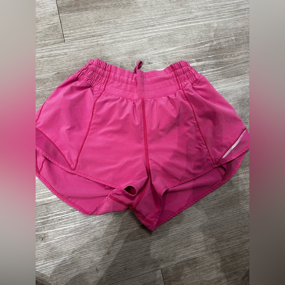 Lululemon Hot Pink Run Shorts
